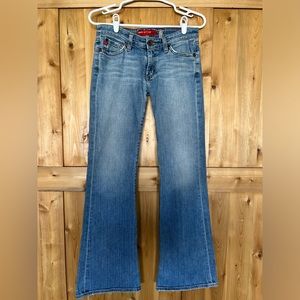Big Star Flare jeans size 26x30 1/2. Light blue.